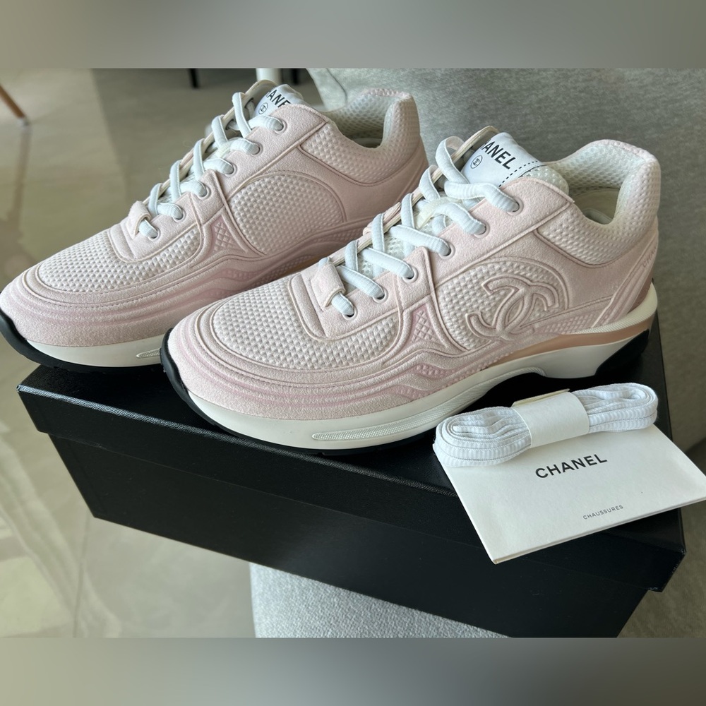 Chanel 24S Light Pink Sneakers